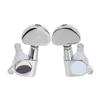 FLEOR Set of 3L3R Acoustic Guitar Tuning Keys Pegs Sealed Machine Heads Tuners Guitar Parts