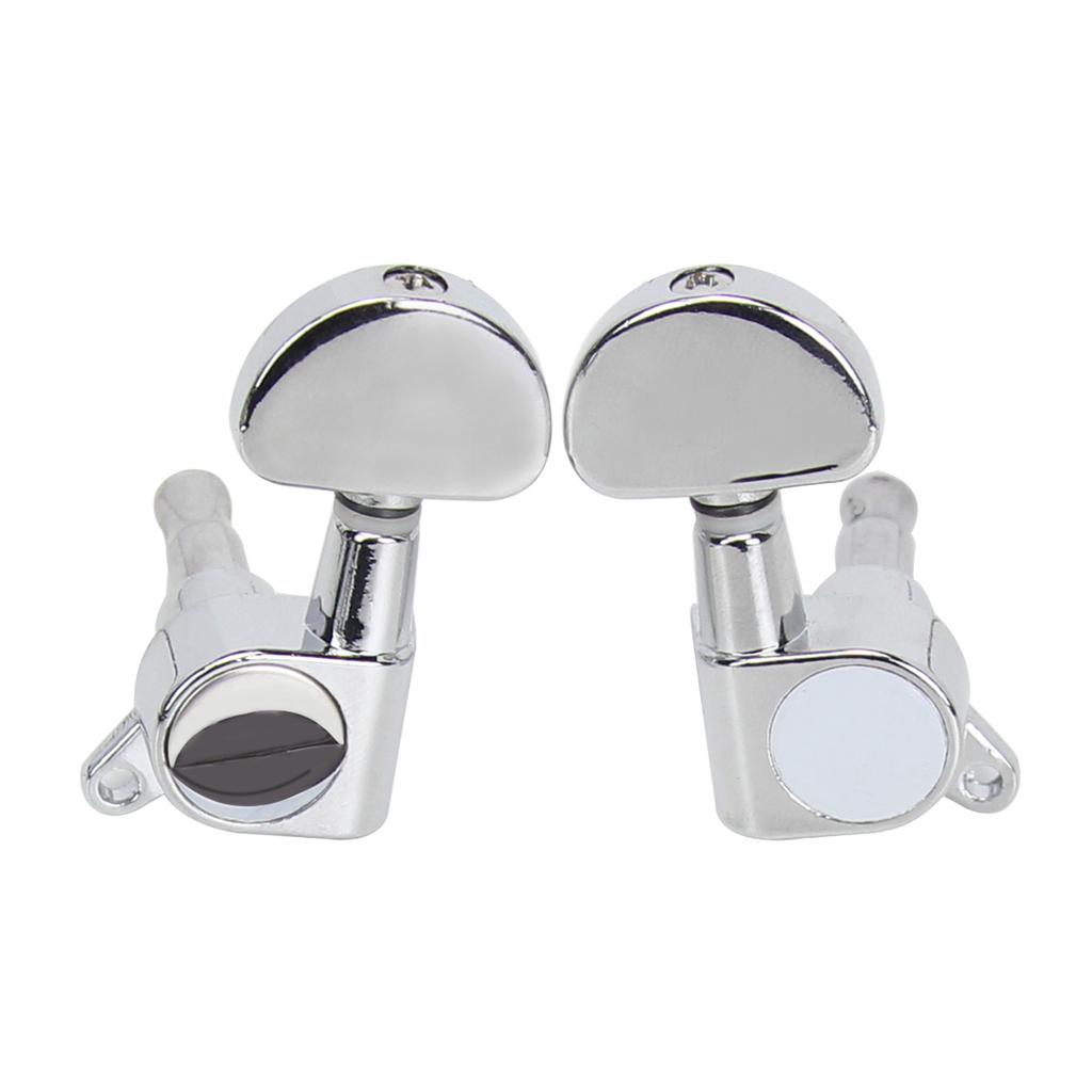 FLEOR Set of 3L3R Acoustic Guitar Tuning Keys Pegs Sealed Machine Heads Tuners Guitar Parts