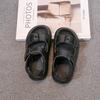 Children Sandals Open Toes Non-slip Kids Beach Shoes Comfortable Soft 2025 Summer New Kids Casual Shoes Versatile Soild Color
