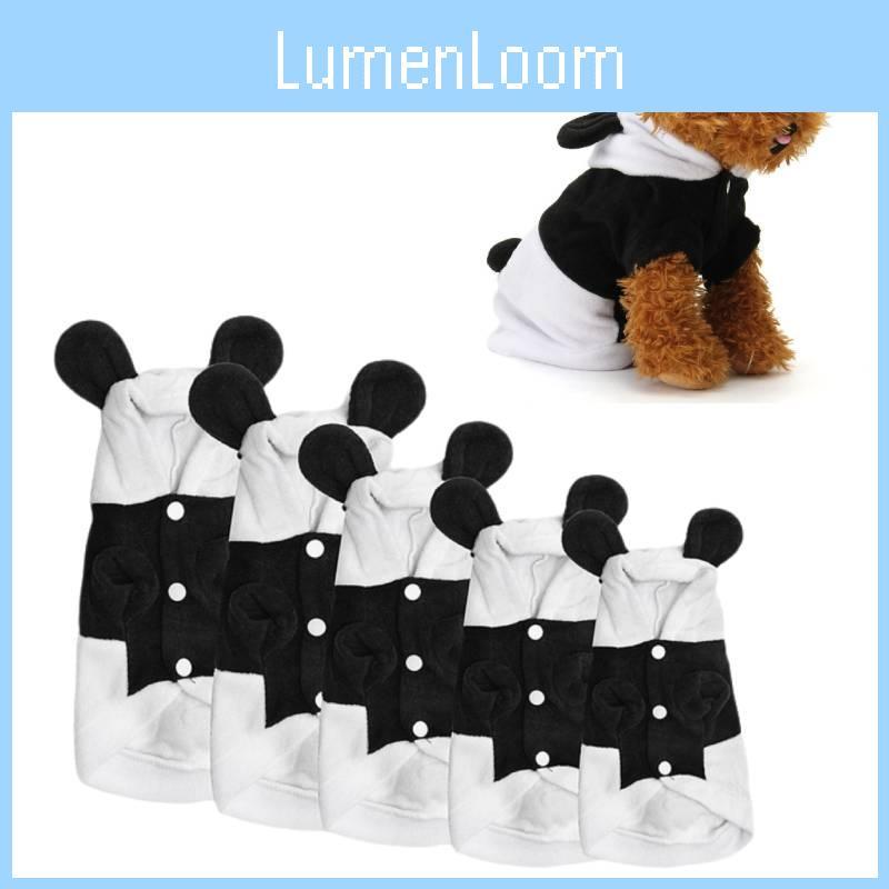 Cozy Panda Transformation Pet Clothing For Dogs And Cats In White