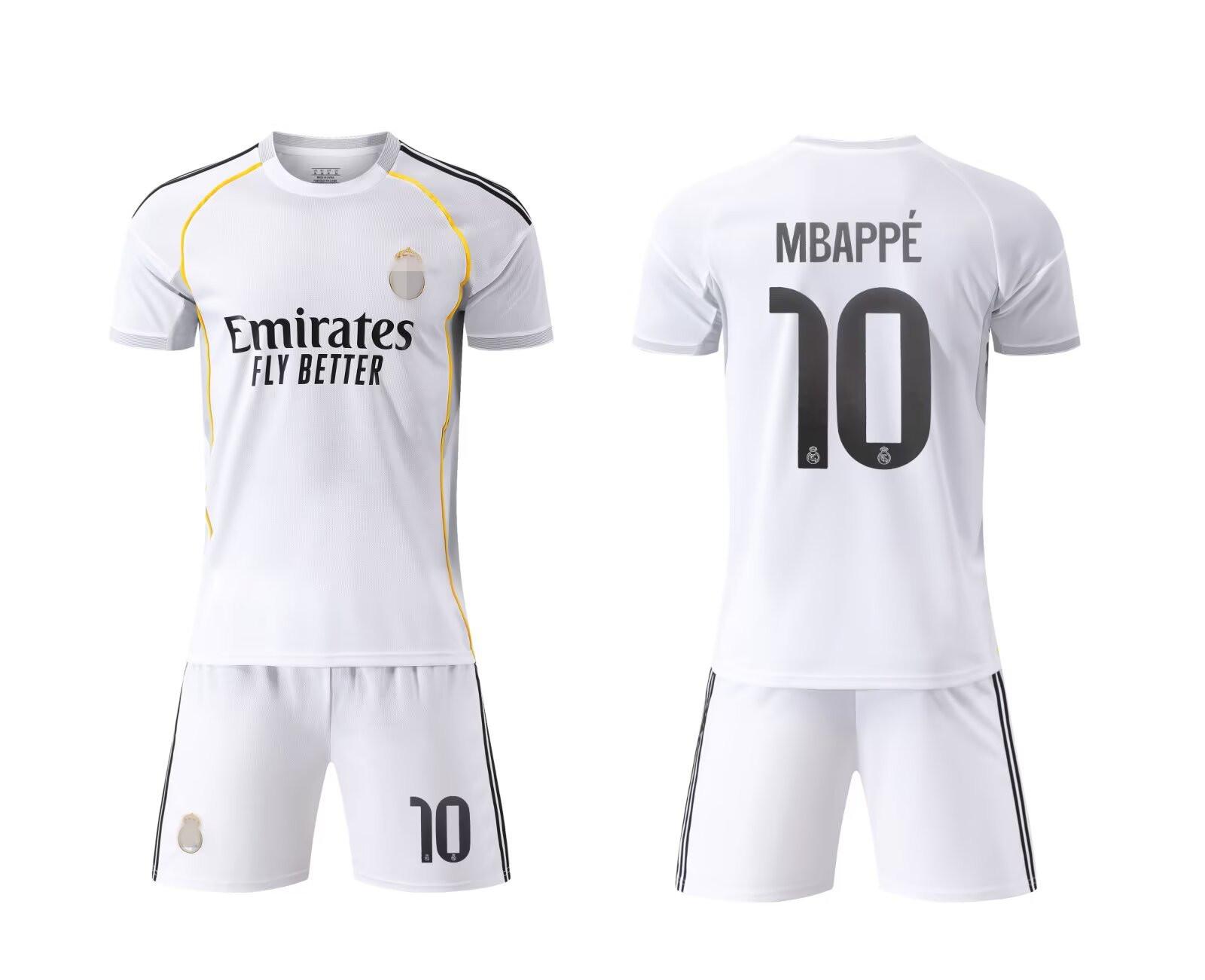 

25-26 Royal M Home Court White No. 10 Football Jersey Children S Jersey Children S Clothing Adult Size 14-3Xl 30 yards/160