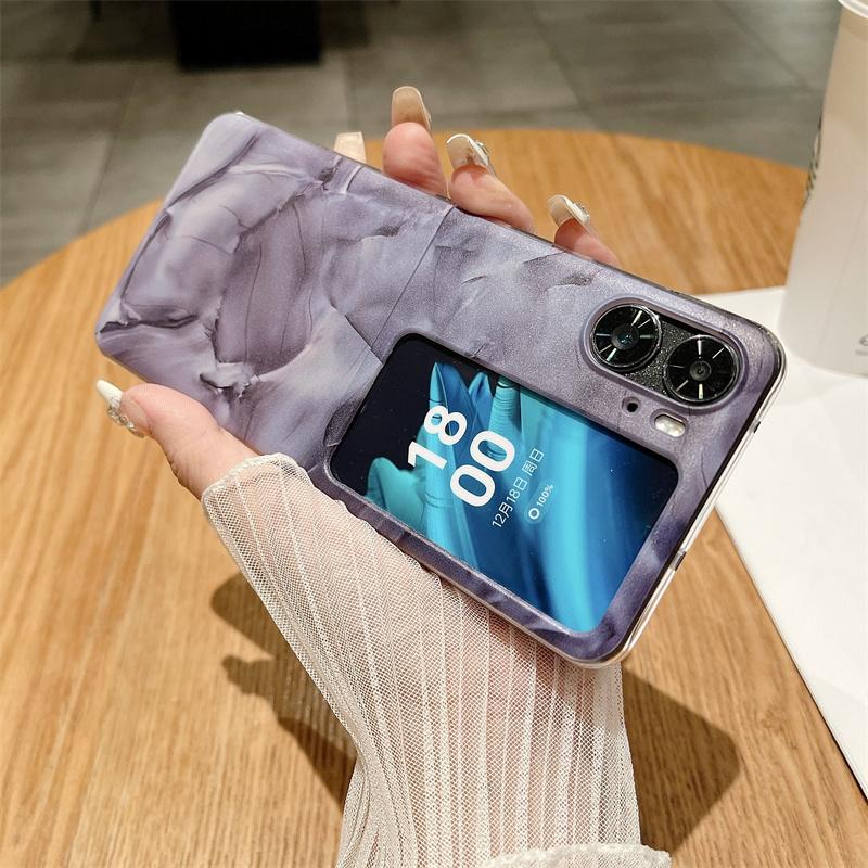 Rococo Series For Oppo Find N2 Flip 5G Protective Case Hard PC Folding Phone Cover