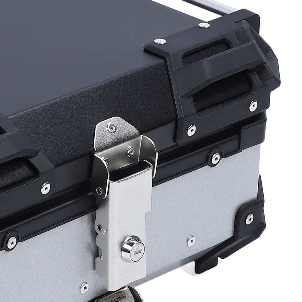 Motorcycle Luggage Box with Removable Base and Liner 28L Large Capacity Shockproof
