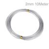 Soft Aluminum Wire 10Meter Metal Wire Rope New Floristry Wire  For Bracelet Necklace