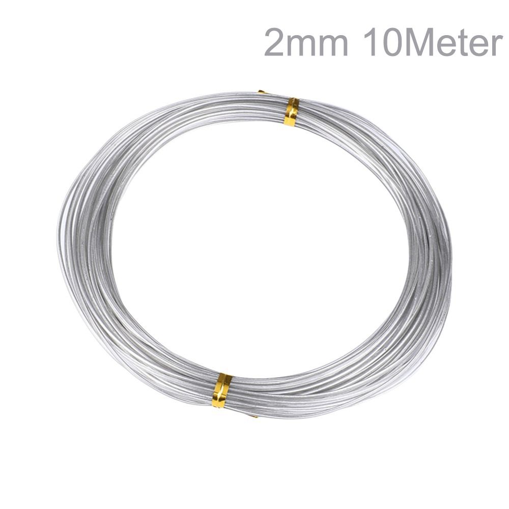 Soft Aluminum Wire 10Meter Metal Wire Rope New Floristry Wire For Bracelet Necklace