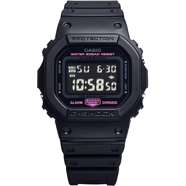 Casio Men's G-SHOCK DW-5600PK-1JR [G-SHOCK 5600 SERIES Pink Ribbon Model] Square Watch Black