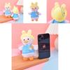 Adorable Japanese-style Plush Duck Keychain For Kids Soft Pp Cotton Toy