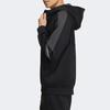 Adidas Colorblock Sports Casual Hooded Jacket Men Outerwear Black GM4430