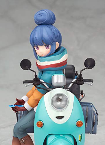 Alter Laid-Back Camp Shima Rin with Scooter 1/10 Scale Complete Figure