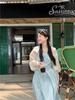 Women's Seaside Summer Backless Bandage Beach Dress with French Slip Design