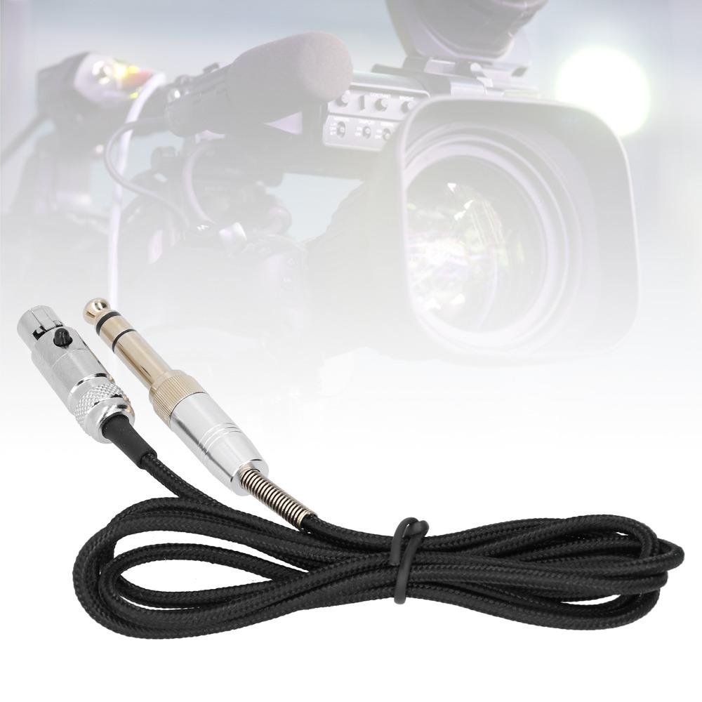 6.35mm/3.5mm To Mini XLR Interface Earphone Replacement Cable for AKG Q710 K712 K240 K141 K271