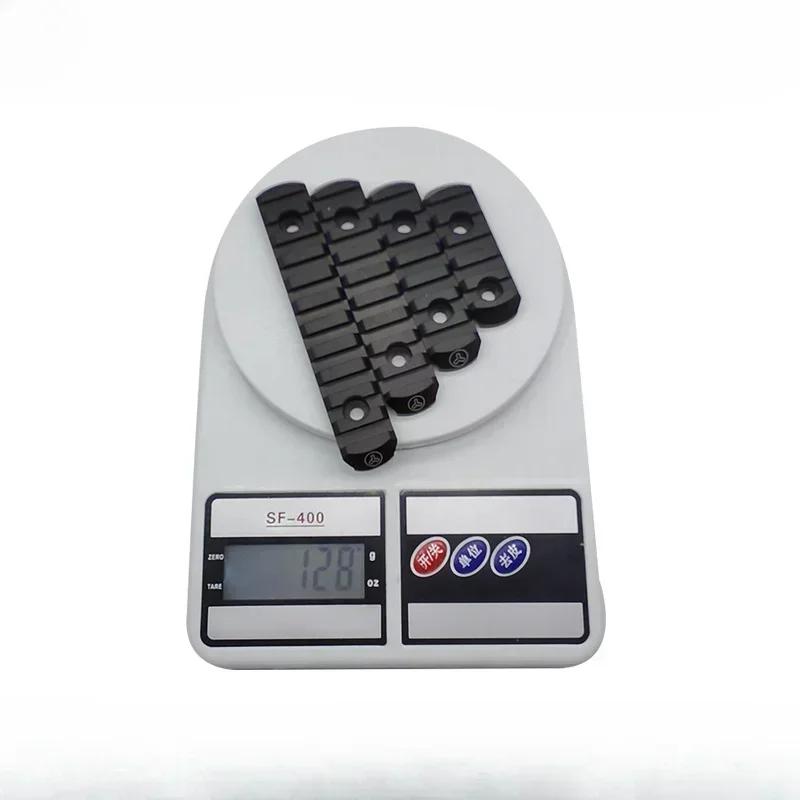 Tactical Metal 20mm Rail Segment M-LOK KEYMOD Picatinny Rail CNC Machined Accessory for Airsoft & MI Handguard