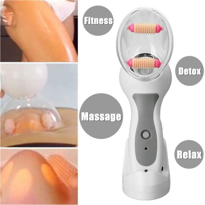 Appareil de massage - TEMPSA - Kit corps mince - Anti-cellulite - Massage profond - Peau lisse