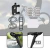 Cycling Number Mount PVC Bike Race Number Plate Holder Road Bicycle Bracket Lightweight for Competition Events