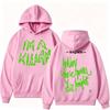 Singer Lady Gaga The MAYHEM Ball Neon Green Killah Hoodie Fashion Pop Music Vintage Sweatshirt Loose Fleece Casual Tracksuit Y2k
