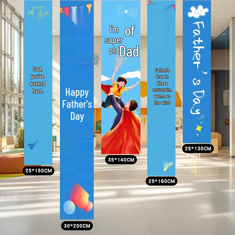 Father's Day Banner for School, Mall, or Store Decoration