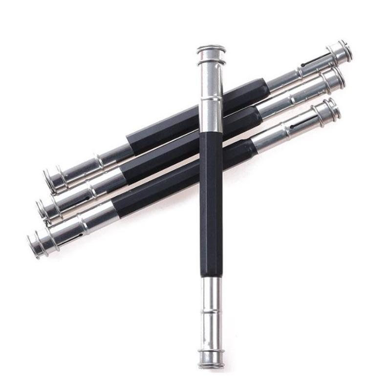 1PC Supporto per prolunga per matita regolabile Scuola Ufficio Schizzo Arte Strumenti di scrittura Delicato Doppio 2 Teste