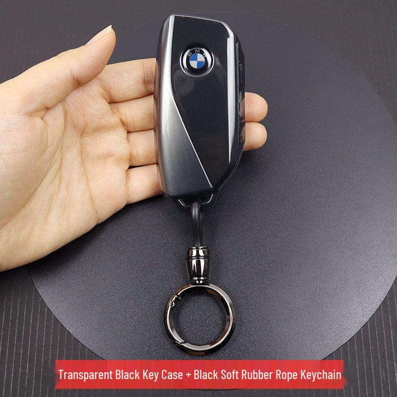 Transparente Ultra-Dünne Schlüsselhülle für BMW Modelle 2023-2024: X1, Neuer X5, 7er Reihe, X6, X7, iX, 5er Reihe