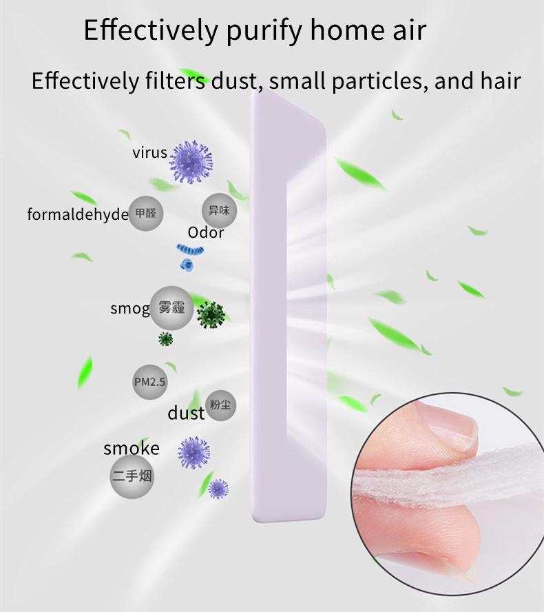 5pcs/lot Ultrathin Low Wind Resistance Air Filter Net Sponge for Air Conditioning Air Purifier Window Dust-proof