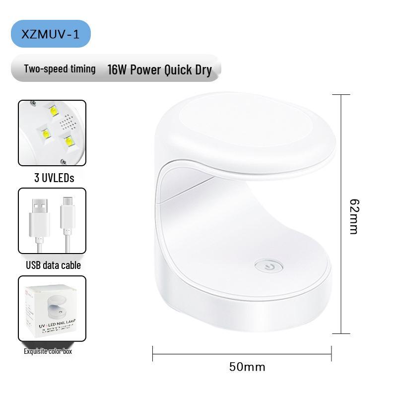 Handheld Mini Nail UV Curing Lamp: Portable Phototherapy and Baking Lamp
