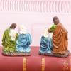 Christmas Decoration Three Family Statue Jesus ornament Nativity Scene Jesus Statue Holy Family Statue Jesus Figurine Craft