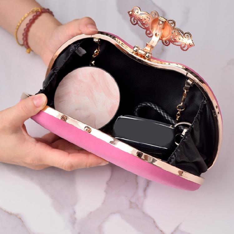 Women Girl Formal Evening Bag with Chain Banquet Purse Female Cocktail Handbag