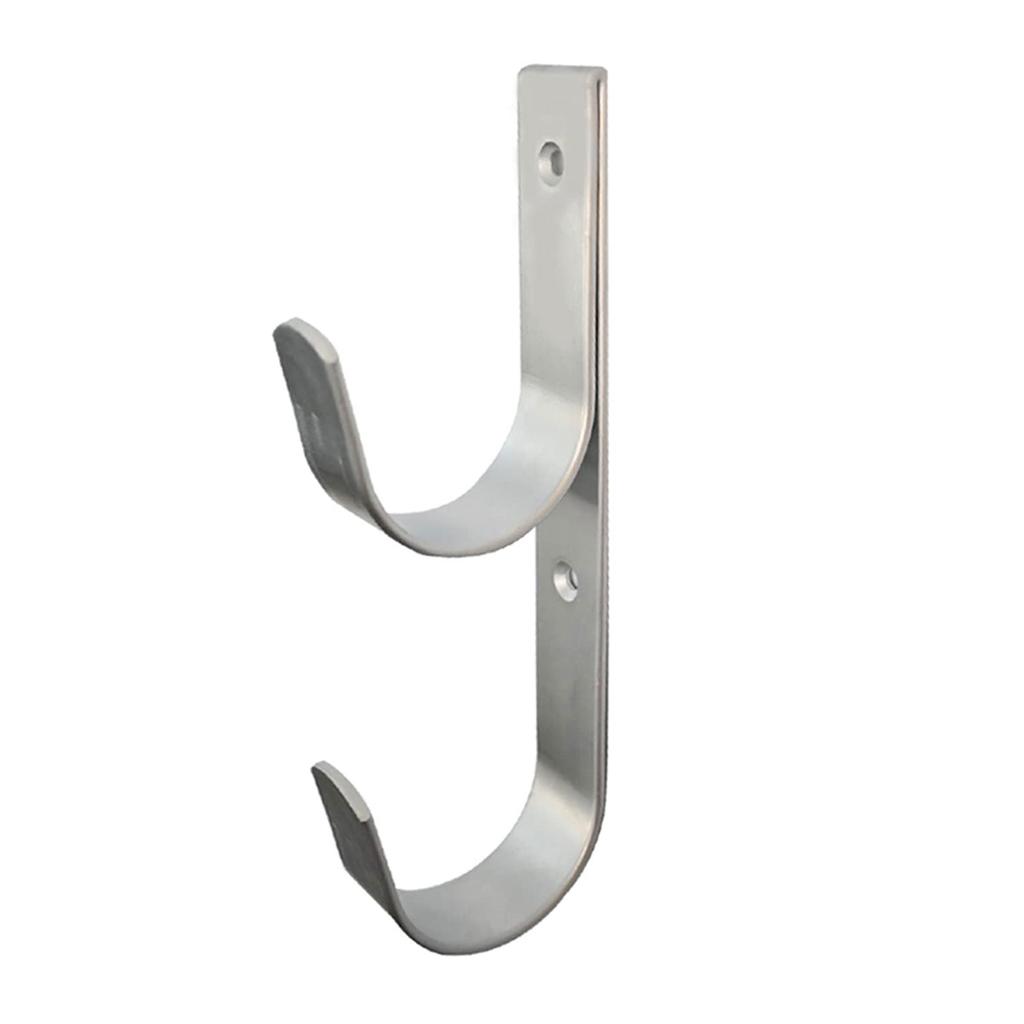 2 Pcs Swimming Pool Pole Hanger Space Sacving Holder with Screws Garden and Pool Accessories