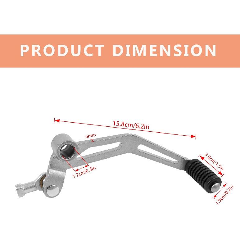Motorrad Gangschalthebel Schaltpedal Ersatz für Kawasaki Ninja 400 2018-2023 Z400 ABS 2019-2023 Ninja 500 Z500 2024 2025 Ninja e-1