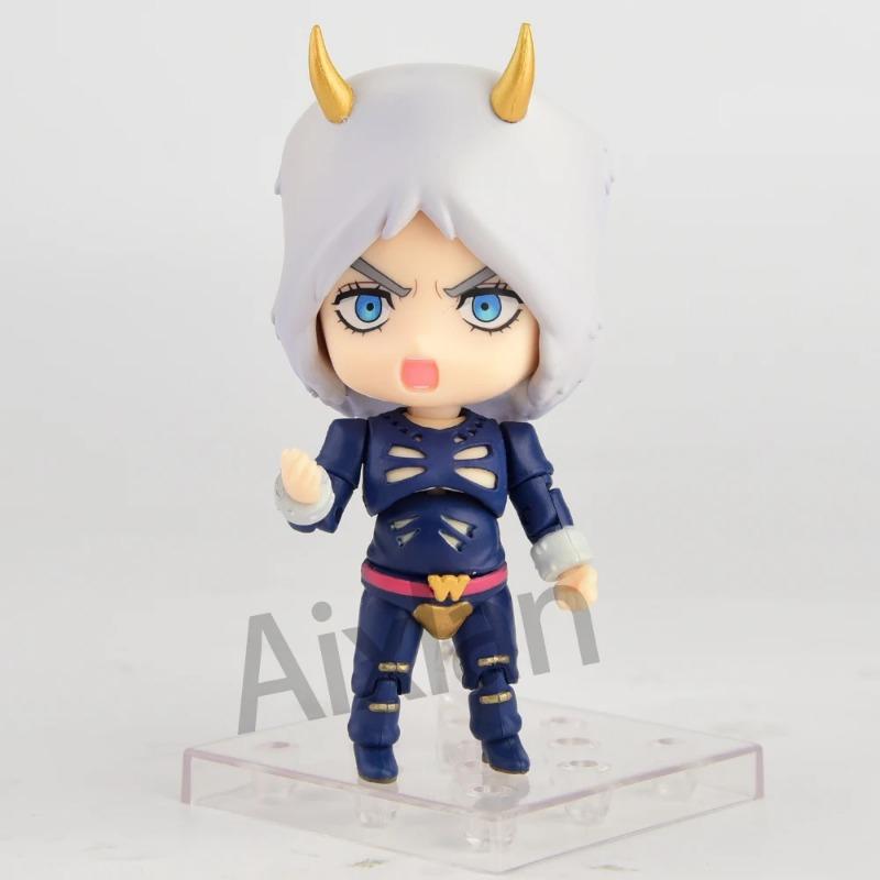 Aixlan#2027 JoJo's Bizarre Adventure Figure Weather Report Cute Edition 10cm JOJO PVC Action Figure Amine Collectible Figurine
