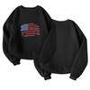 Unisex Fashion Casual Long Sleeve  Print Round Neck Top