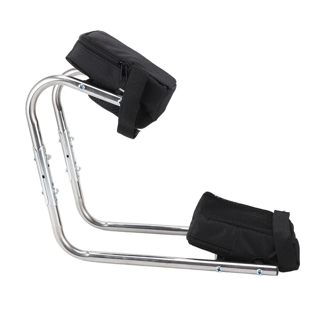 Knee Seat Gardening Tool Stainless Steel Ergonomic Ankle Support Multifunctional Knee Seat Leg Brace for Gardening Work