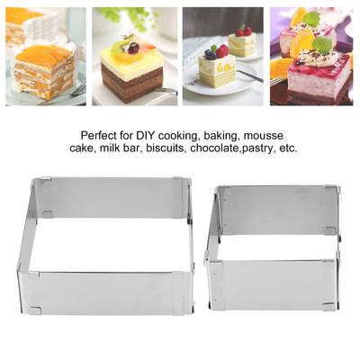 Bakgereedschap Taartvorm Snijder Roestvrij Staal Mousse Intrekbaar Koekjes Taartvorm Keuken Bakgereedschap