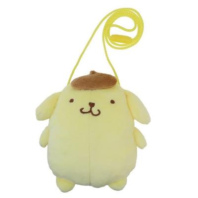 Sanrio Characters Plush Neck Pouch Pompompurin H220 X W125 X D63mm SAC-NNP-PN