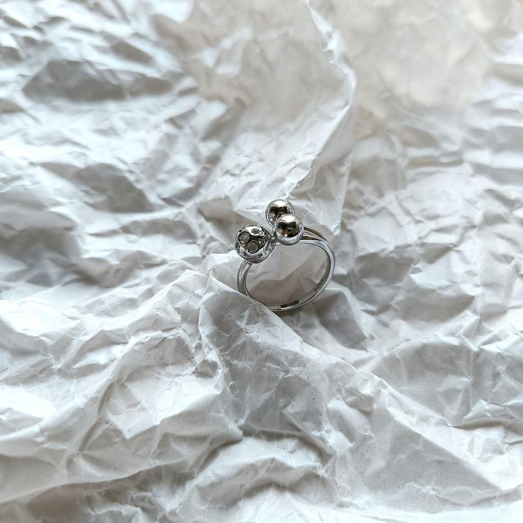 Silver Ring Without Stones, Product Weight 3.47 G (2161011)