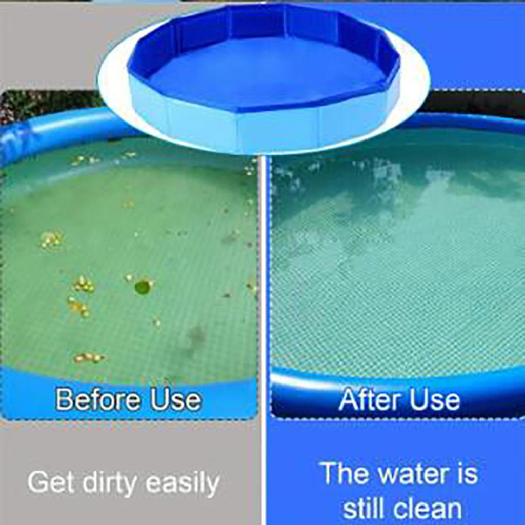 Foldable Kiddie Pool Pet Wading Pool Anti-Slip Multipurpose Portable Yard Bathing Tub for Dogs Cats Puppy Animals Children