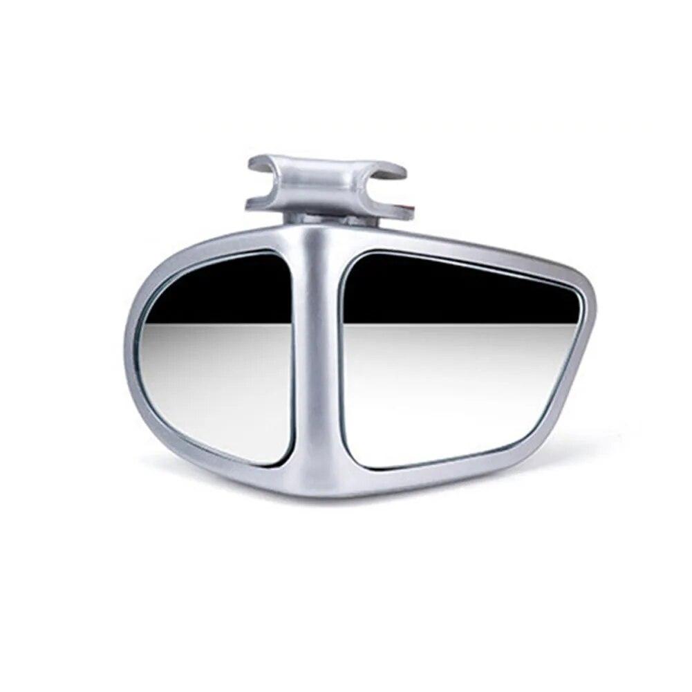 

Автомобильное реверсивное маленькое круглое зеркало на переднем и заднем колесе, широкоугольное зеркало, двустороннее вспомогательное зеркало заднего вида, слепое на 360 градусов Right Silver