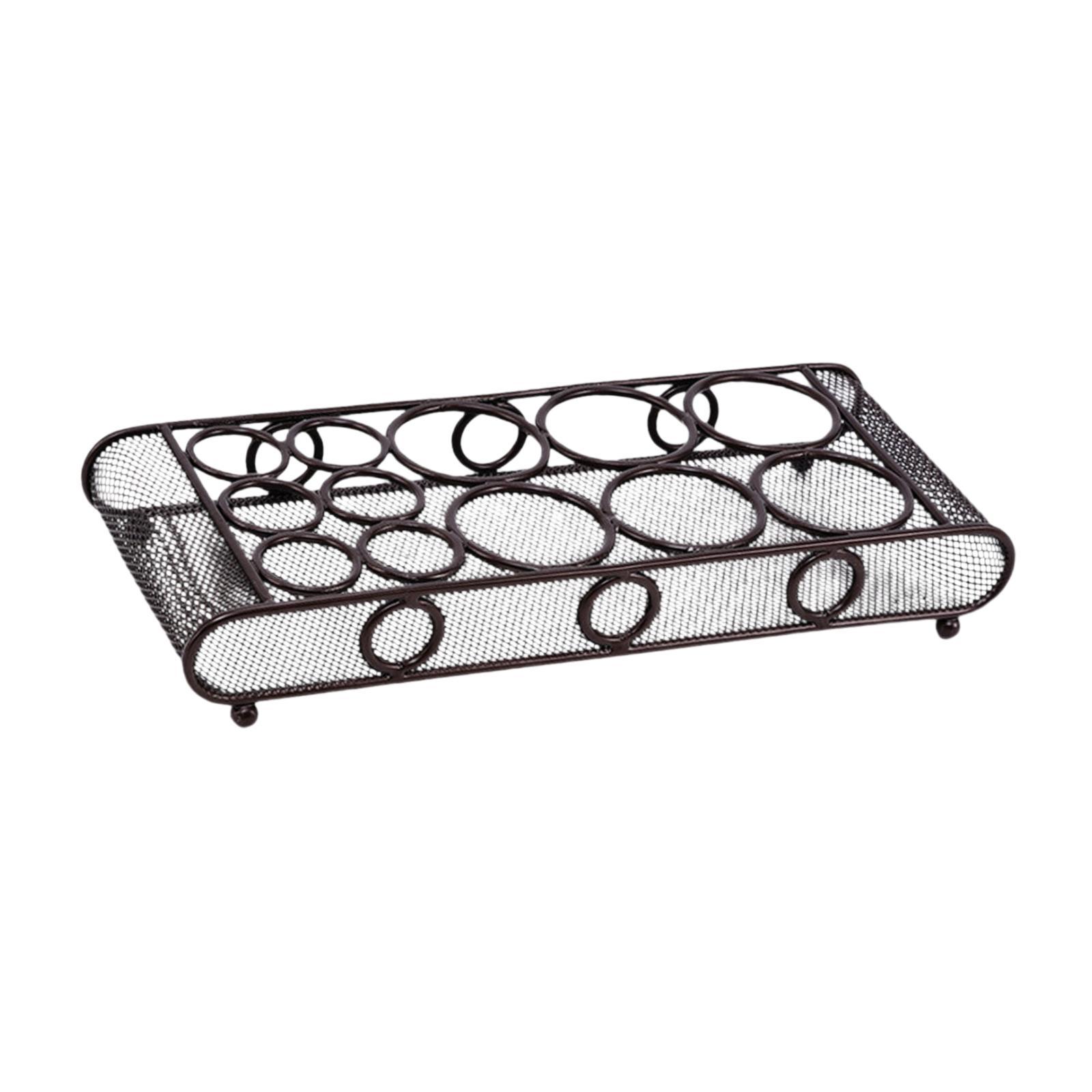 Liquor Cup Rack Liquor Glasses Holder Bar Accessories Display Stand Countertop Organizer Tasting Glasses Holder for Tabletop