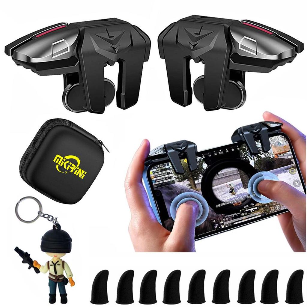 13 In 1 PUBG Mobile Triggers Combo, L2R2 4 Triggers Mobile Phone Controller for PUBG/Fortnite/Call of Duty/Rules of Survival