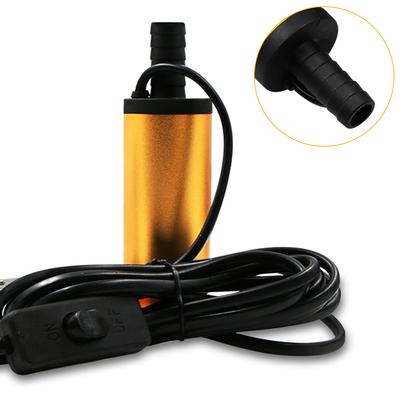 DC 12V/24V Aluminium Alloy Electric Submersible Pump Fuel Water Oil Pump 12L Per Minute 38MM