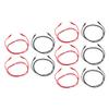 5 Sets Banana Test   Testing Cable Male To Male 2mm 30V AC 60V DC 10A Accessory Set Kit