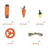 9x Hamster Chew Toys ,Tree Branch/Corn Chewing Grinding Toy for Small Animals, Squirrel ,Playing