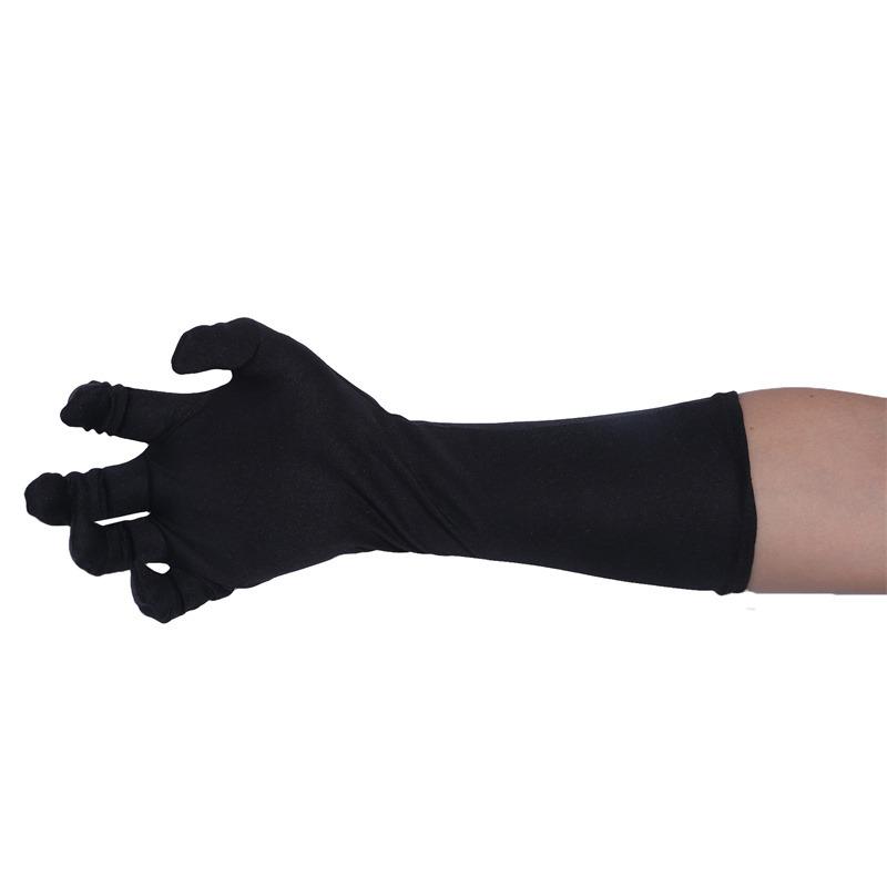 2025 Halloween White Skeleton Gloves for Adult Horror Costume Party Scary Ghost Cosplay Dress-up Supplies