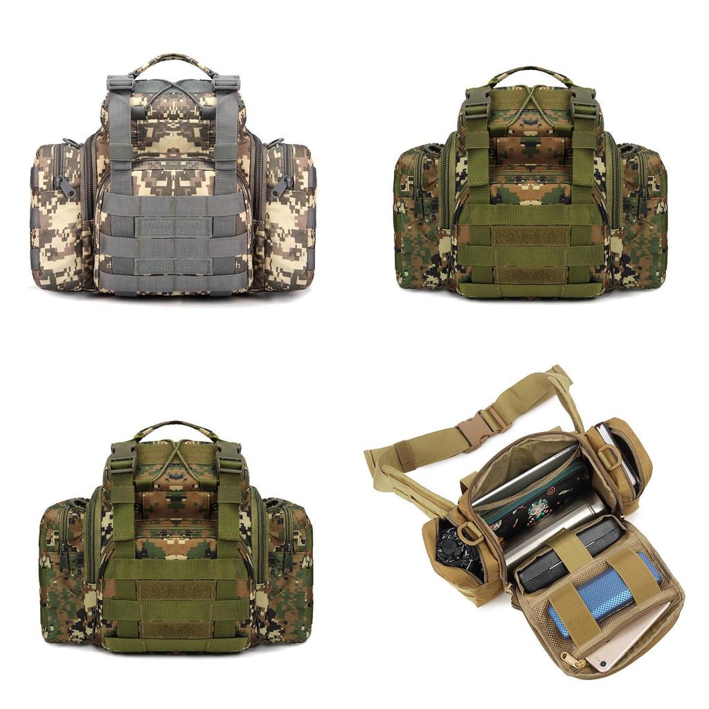 Outdoor Camera Waist Bag With Water Resistant Oxford Material For Fishing And Hiking