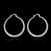 New Fashion Copper Plated Jewelry Women's Earrings Fashion Earhook Accessories Trendy  Big Hoop Earrings Cheap