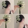 Tassel Cloud Mesh Ponytail Shark Clip New Chinese Style Ponytail Claw Clip  for Women