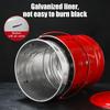 Fire Barrel Stainless Steel Paper Trash Bucket with Lid Heat-Resistant Burner for Backyard Fireplaces Landscapers Campfire