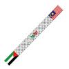 Palestinian Flag Silk Headband With Flowing Ribbons Women Hair Accessory Festival Travel Gift