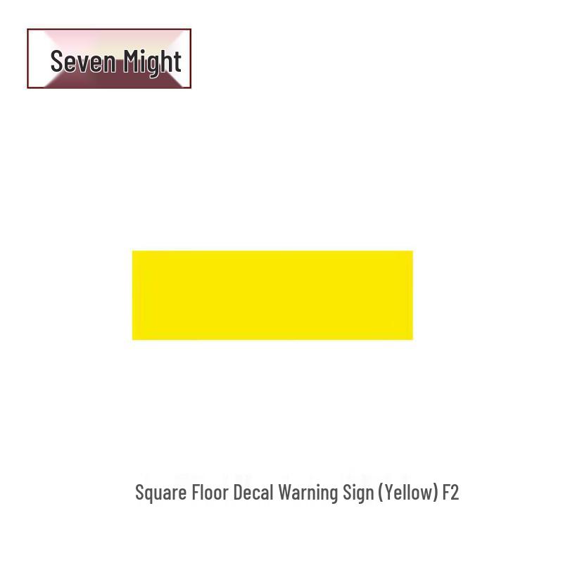 Qiwei Frosted Yellow Square Floor Warning Label