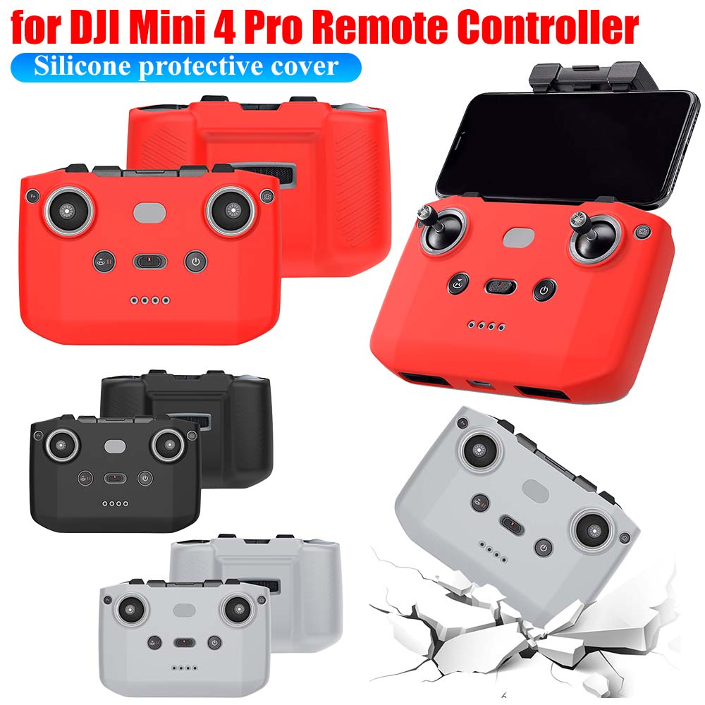 Silicone Case Anti-Scratch Protective Case Dustproof Controller Protector Protective Sleeve for DJI Mini 4 Pro Remote Controller