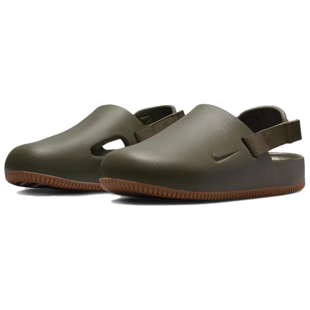 Nike Calm Mule Medium Olive Men Sneakers Green Gum-Medium-Brown FD5131-202